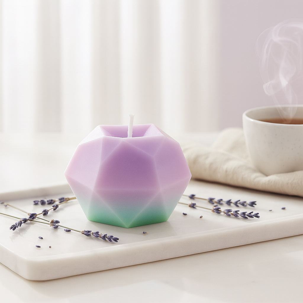 The Amethyst Gem Candle